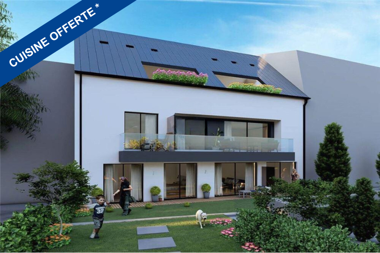 Appartement neuf 1 chambre avec garage jardin terrasse à Tétange