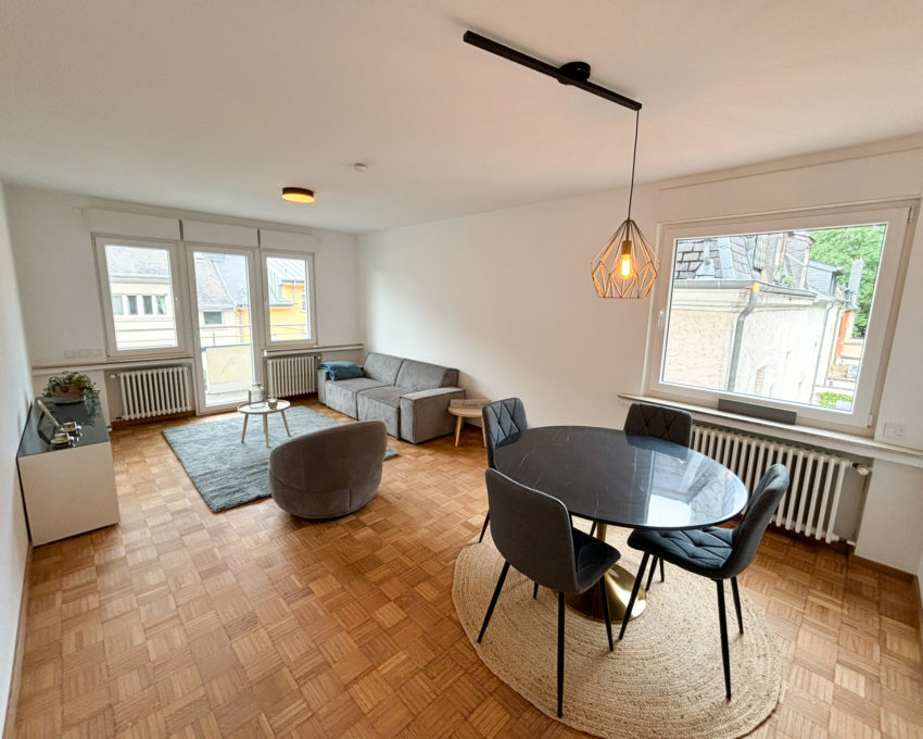 Appartement meublé et rénové avec balcons à Rollingergrund
