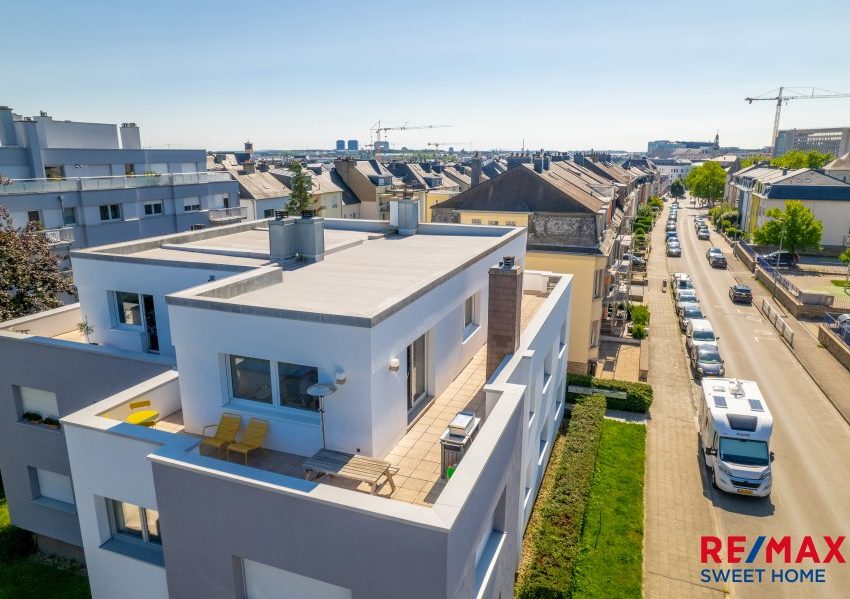 Splendide penthouse de 4 chambres à Bonnevoie