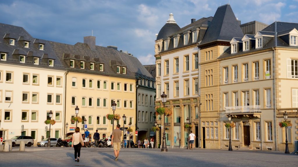 Le centre-ville de Luxembourg